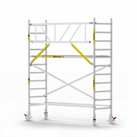 Panthera Panthera Basic met voorloopleuning rolsteiger carbon vloer 90x305x4,2m werkhoogte