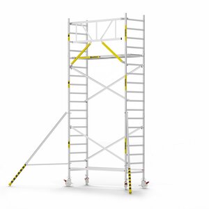 Panthera Panthera Basic met voorloopleuning rolsteiger carbon vloer 90x245x6,2m werkhoogte Panthera Basic met voorloopleuning rolsteiger carbon vloer 90x245x6,2m werkhoogte