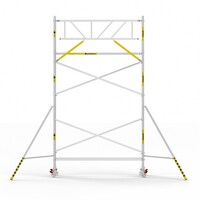 Panthera Panthera Basic met voorloopleuning rolsteiger carbon vloer 90x305x6,2m werkhoogte