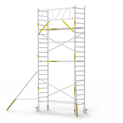 Panthera Basic met voorloopleuning rolsteiger carbon vloer 90x305x7,2m werkhoogte Panthera Panthera Basic met voorloopleuning rolsteiger carbon vloer 90x305x7,2m werkhoogte