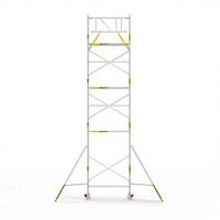 Panthera Panthera Basic met voorloopleuning rolsteiger carbon vloer 90x185x9,2m werkhoogte