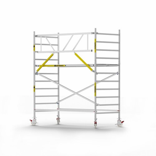 Panthera Basic met voorloopleuning rolsteiger 135x305x4,2m werkhoogte Panthera Panthera Basic met voorloopleuning rolsteiger 135x305x4,2m werkhoogte