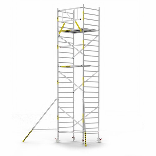 Panthera Basic met voorloopleuning rolsteiger 135x185x8,2m werkhoogte Panthera Panthera Basic met voorloopleuning rolsteiger 135x185x8,2m werkhoogte