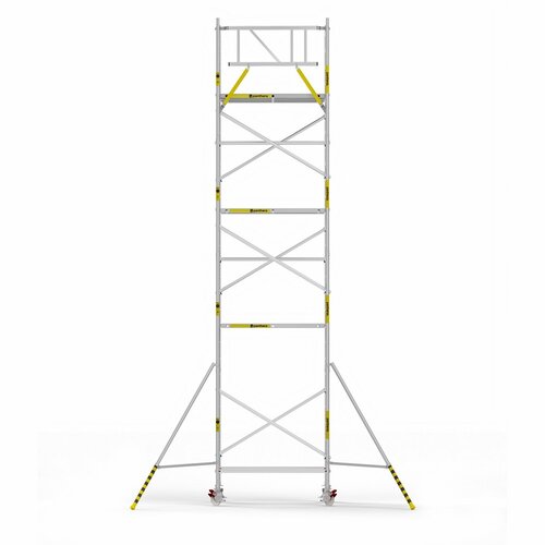 Panthera Basic met voorloopleuning rolsteiger 135x185x9,2m werkhoogte Panthera Panthera Basic met voorloopleuning rolsteiger 135x185x9,2m werkhoogte