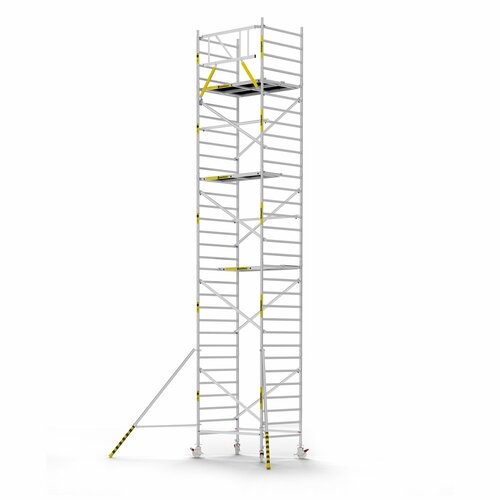 Panthera Basic met voorloopleuning rolsteiger 135x185x10,2m werkhoogte Panthera Panthera Basic met voorloopleuning rolsteiger 135x185x10,2m werkhoogte