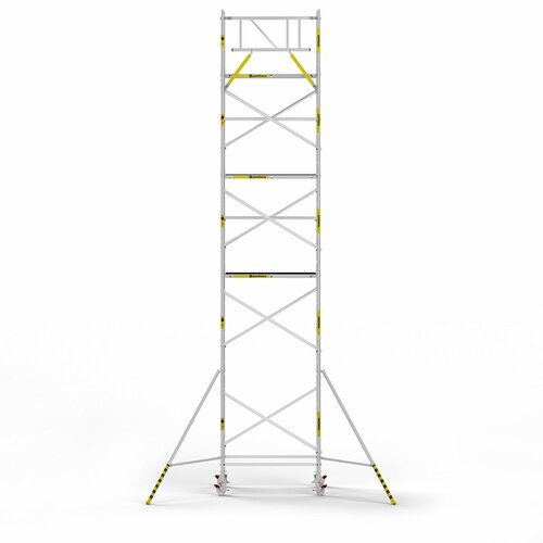 Panthera Basic met voorloopleuning rolsteiger 135x185x10,2m werkhoogte Panthera Panthera Basic met voorloopleuning rolsteiger 135x185x10,2m werkhoogte