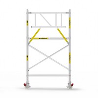 Panthera Panthera Basic met voorloopleuning rolsteiger carbon vloer 135x185x4,2m werkhoogte