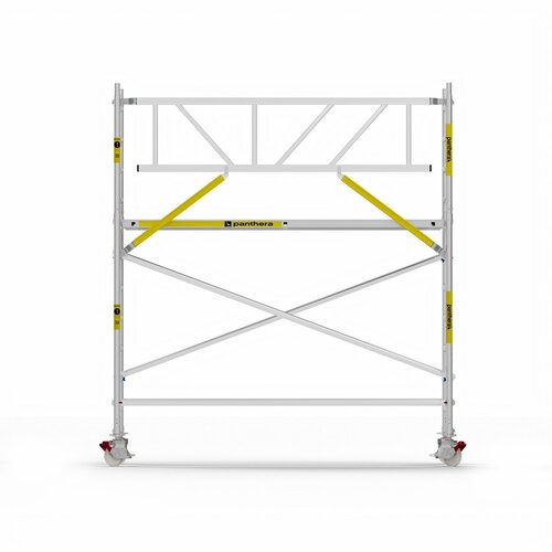 Panthera Basic met voorloopleuning rolsteiger carbon vloer 135x305x4,2m werkhoogte Panthera Panthera Basic met voorloopleuning rolsteiger carbon vloer 135x305x4,2m werkhoogte