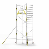 Panthera Panthera Basic met voorloopleuning rolsteiger carbon vloer 135x185x6,2m werkhoogte
