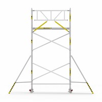 Panthera Panthera Basic met voorloopleuning rolsteiger carbon vloer 135x245x6,2m werkhoogte