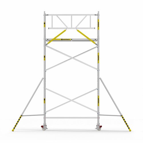 Panthera Basic met voorloopleuning rolsteiger carbon vloer 135x245x6,2m werkhoogte Panthera Panthera Basic met voorloopleuning rolsteiger carbon vloer 135x245x6,2m werkhoogte