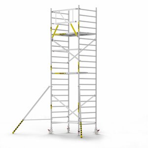 Panthera Panthera Basic met voorloopleuning rolsteiger carbon vloer 135x185x7,2m werkhoogte Panthera Basic met voorloopleuning rolsteiger carbon vloer 135x185x7,2m werkhoogte