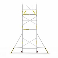 Panthera Panthera Basic met voorloopleuning rolsteiger carbon vloer 135x185x7,2m werkhoogte
