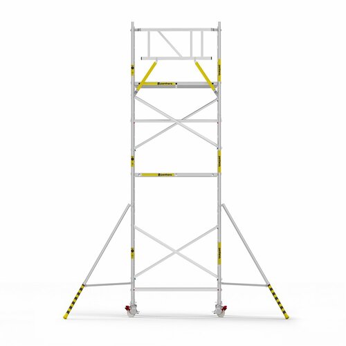 Panthera Basic met voorloopleuning rolsteiger carbon vloer 135x185x7,2m werkhoogte Panthera Panthera Basic met voorloopleuning rolsteiger carbon vloer 135x185x7,2m werkhoogte