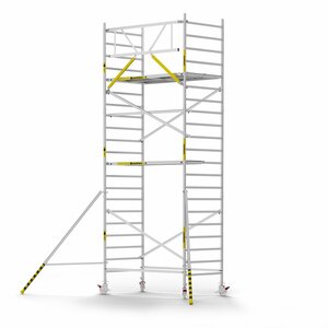 Panthera Basic met voorloopleuning rolsteiger carbon vloer 135x245x7,2m werkhoogte