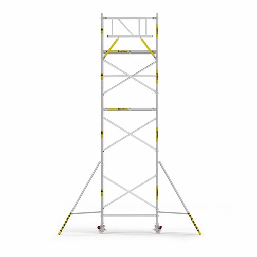 Panthera Panthera Basic met voorloopleuning rolsteiger carbon vloer 135x185x8,2m werkhoogte