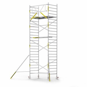 Panthera Panthera Basic met voorloopleuning rolsteiger carbon vloer 135x245x8,2m werkhoogte Panthera Basic met voorloopleuning rolsteiger carbon vloer 135x245x8,2m werkhoogte