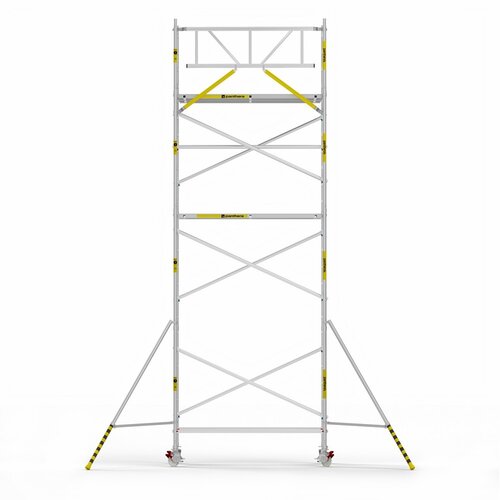 Panthera Panthera Basic met voorloopleuning rolsteiger carbon vloer 135x245x8,2m werkhoogte