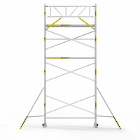 Panthera Panthera Basic met voorloopleuning rolsteiger carbon vloer 135x305x8,2m werkhoogte