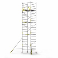 Panthera Panthera Basic met voorloopleuning rolsteiger carbon vloer 135x185x9,2m werkhoogte