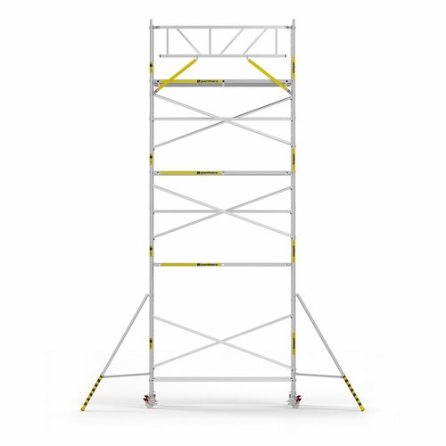 Panthera Basic met voorloopleuning rolsteiger carbon vloer 135x305x9,2m werkhoogte Panthera Panthera Basic met voorloopleuning rolsteiger carbon vloer 135x305x9,2m werkhoogte