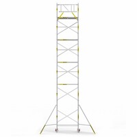Panthera Panthera Basic met voorloopleuning rolsteiger carbon vloer 135x185x12,2m werkhoogte