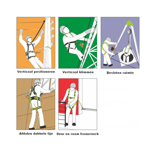 Kratos Veiligheidslijn lijnklem 10m