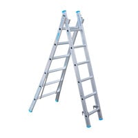 Eurostairs Eurostairs Reformladder dubbel recht 2 x 6 sporten Eurostairs Eurostairs Reformladder dubbel recht 2 x 6 sporten
