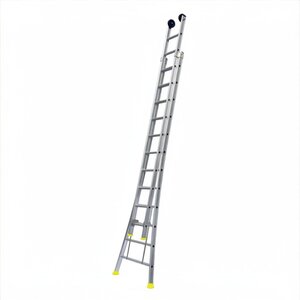 Panthera Opsteek ladder 2x16 uitgebogen geanodiseerd + toprollen
