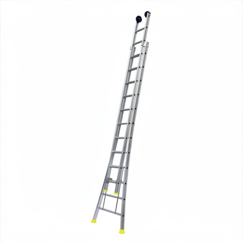 Panthera Panthera Opsteek ladder 2x16 uitgebogen geanodiseerd + toprollen