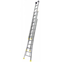 Panthera Panthera Opsteek Ladder driedelig uitgebogen 3 x 14 sporten + gevelrollen