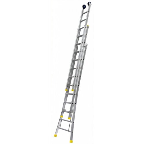 Panthera Panthera Opsteek Ladder driedelig uitgebogen 3 x 14 sporten + gevelrollen