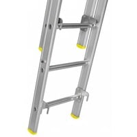 Panthera Panthera Opsteek ladder 3x14 uitgebogen geanodiseerd + toprollen
