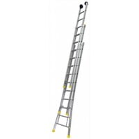 Panthera Panthera Reformladder driedelig uitgebogen 3 x 10 sporten + gevelrollen
