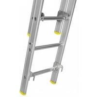 Panthera Panthera Reformladder driedelig recht 3 x 10 sporten + gevelrollen