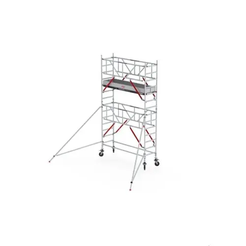 Rolsteiger RS TOWER 51 PLUS-S met Safe-Quick® 2 Guardrail en Fiberdeck – 90x305 5,2m werkhoogte Altrex Rolsteiger RS TOWER 51 PLUS-S met Safe-Quick® 2 Guardrail en Fiberdeck – 90x305 5,2m werkhoogte