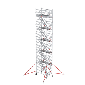 MAANDDEAL: Altrex Trapsteiger RS TOWER 53-S met Safe-Quick® 2 Guardrail – 135x185 12,2m werkhoogte