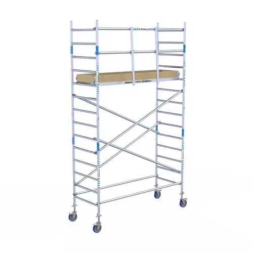 Rolsteiger Alumexx Basic 90 x 190 x 6.20m werkhoogte met carbon platformen Alumexx Rolsteiger Alumexx Basic 90 x 190 x 6.20m werkhoogte met carbon platformen