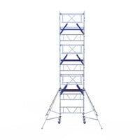 Euroscaffold Euroscaffold ONE XL PRO rolsteiger 75 x 165 cm, 8,2 m werkhoogte Euroscaffold Euroscaffold ONE XL PRO rolsteiger 75 x 165 cm, 8,2 m werkhoogte
