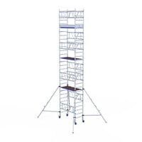 Euroscaffold Euroscaffold ONE XL rolsteiger 75 x 165 cm, 8,2 m werkhoogte Euroscaffold Euroscaffold ONE XL rolsteiger 75 x 165 cm, 8,2 m werkhoogte