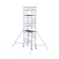 Euroscaffold Euroscaffold ONE XL rolsteiger 75 x 165 cm, 6,2 m werkhoogte Euroscaffold Euroscaffold ONE XL rolsteiger 75 x 165 cm, 6,2 m werkhoogte