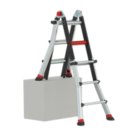 Altrex Altrex Varitrex Tele PRO+ telescopische vouwladder 4x4 - 4,9 m werkhoogte Altrex Altrex Varitrex Tele PRO+ telescopische vouwladder 4x4 - 4,9 m werkhoogte