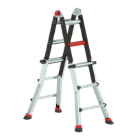 Altrex Altrex Varitrex Tele PRO+ telescopische vouwladder 4x5 - 5,95 m werkhoogte Altrex Altrex Varitrex Tele PRO+ telescopische vouwladder 4x5 - 5,95 m werkhoogte