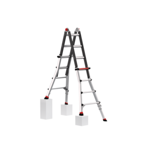 MAANDDEAL: Altrex Varitrex Tele PRO+ Flex telescopische vouwladder 4x4 - 4,85 m werkhoogte