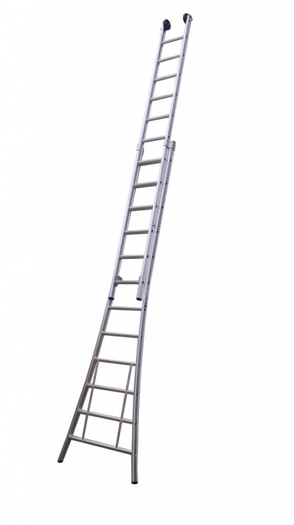 ladder 2x14+gevelrol Kopen?|Beste bij Steigerdeals.nl - Steigerdeals