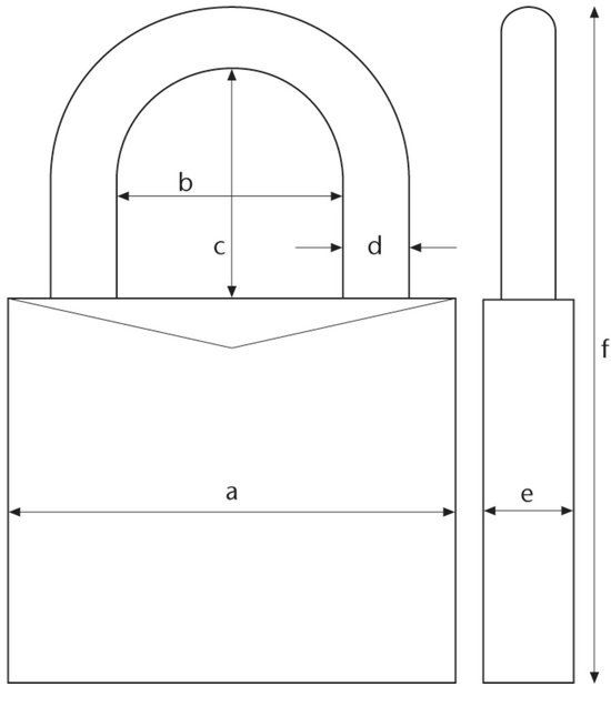 Abus Abus - Hangslot - Titalium - 64TI/30