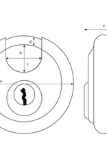Abus Abus hangslot discus 28/70