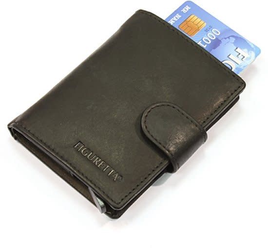 Card protector - creditcardhouder - leer - zwart