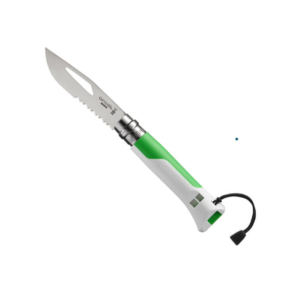 Opinel Opinel No 08 outdoor - wit/groen - viroblock