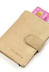 Card protector - creditcardhouder - regular nappa beige - leer